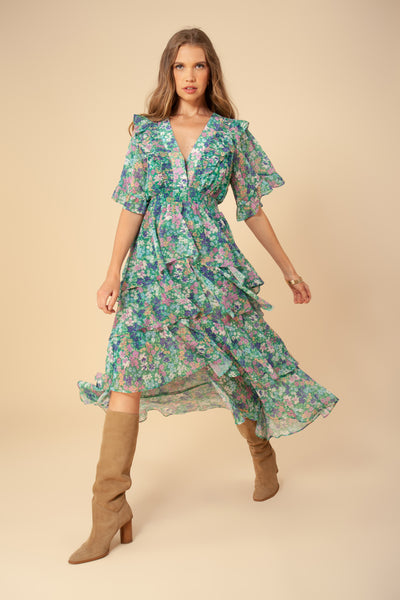 Hale Bob Darcey Dress - Green