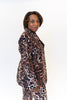 Image of AZI Cheetah Print Single Button Blazer - Cheetah