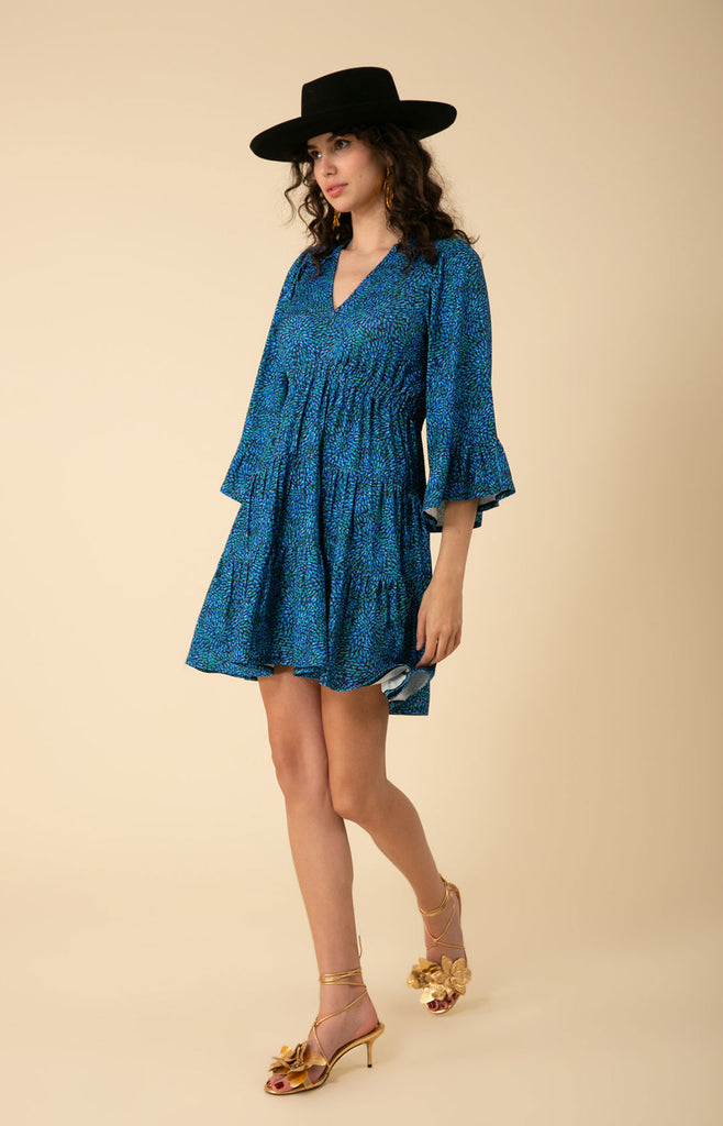 Hale Bob Thea Jersey Dress - Blue