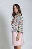 Image of APNY Apparel Floral Print Jean Jacket - Multicolor