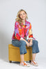 Image of APNY Apparel Prism Print Jean Jacket - Multicolor