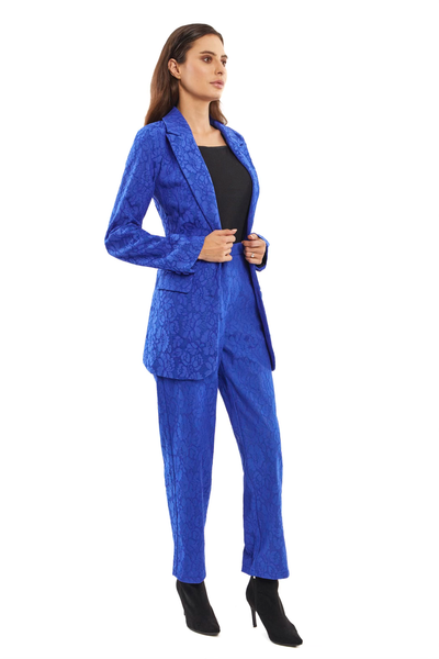 Adore Apparel Lace Straight Leg Pant - Royal Blue *Take an EXTRA 1/2 Off*