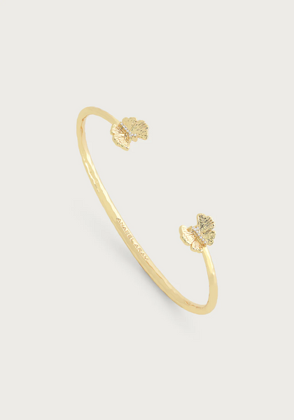 Anabel Aram Sculpted Butterfly Open Bangle