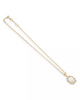 Image of Anabel Aram Bamboo with White Stone Pendant Necklace