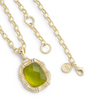 Image of Anabel Aram Bamboo Peridot Stone Pendant Necklace