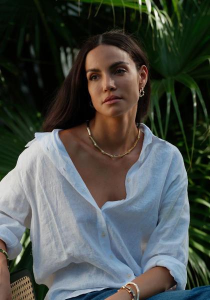 Anabel Aram Bamboo Necklace