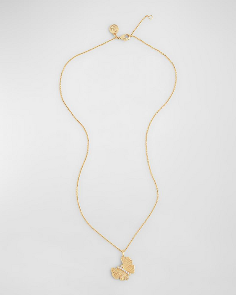 Anabel Aram Butterfly Pendant Necklace