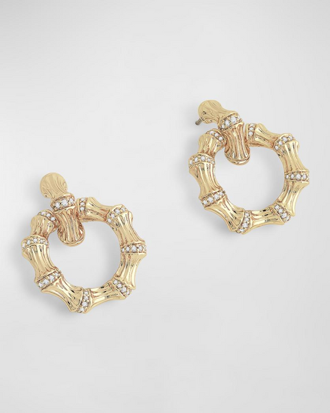 Anabel Aram Bamboo Double Hoop Earring