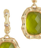 Image of Anabel Aram Bamboo Peridot Stone Drop Earring