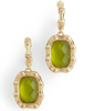 Image of Anabel Aram Bamboo Peridot Stone Drop Earring