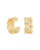Image of Anabel Aram Bamboo Stacked Hoop Earring
