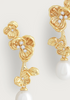 Image of Anabel Aram Orchid Pearl Drop Earring