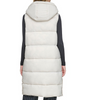 Image of Andrew Marc Kerr Hooded Long Puffer Vest - Moon