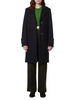 Image of Andrew Marc Regine Pressed Wool Bouclé Coat - Black *Take an EXTRA 25% Off*