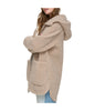 Image of Andrew Marc Seneca Hooded Sherpa Coat - Mushroom