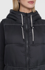 Image of Andrew Marc Kerr Hooded Long Puffer Vest - Black