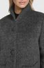 Image of Andrew Marc Piper Eyelash Wool Blend Coat - Shale