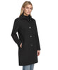 Image of Andrew Marc Emmeline Tailored Fit Wool Blend Coat - Black