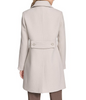 Image of Andrew Marc Emmeline Tailored Fit Wool Blend Coat - Pearl