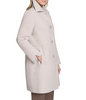 Image of Andrew Marc Emmeline Tailored Fit Wool Blend Coat - Pearl