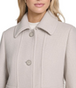 Image of Andrew Marc Emmeline Tailored Fit Wool Blend Coat - Pearl