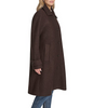 Image of Andrew Marc Jupiter Wool Blend Balmaccan Coat - Umber