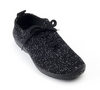 Image of Arcopedico Lace Up Knit Shoe - Starry Night Black