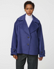Image of Bernardo Sutton Cropped Coat - Future Dusk