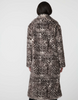 Image of Bernardo Vesper Leopard Print Faux Fur Coat - Leopard