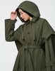 Image of Bernardo Hawthorne 3-in-1 Cape Trench Coat - Olive