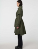 Image of Bernardo Hawthorne 3-in-1 Cape Trench Coat - Olive