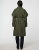 Image of Bernardo Hawthorne 3-in-1 Cape Trench Coat - Olive