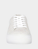 Image of Betsey Johnson Sidny Lace-Up Embellished Sneaker - Ivory