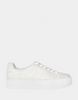 Image of Betsey Johnson Sidny Lace-Up Embellished Sneaker - Ivory