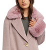 Image of Badgley Mischka Yamini Coat - Dusty Lilac