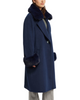 Image of Badgley Mischka Yamini Coat - Navy