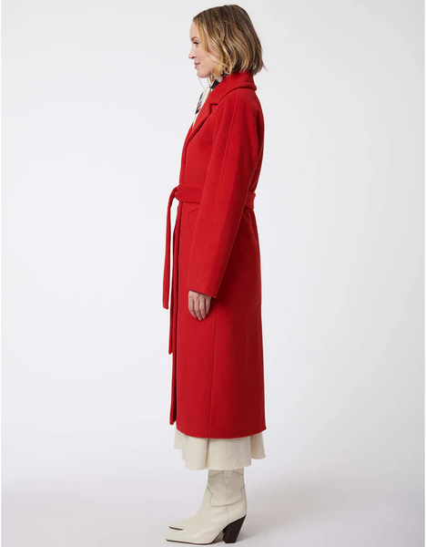 Bernardo Zigzag Faux Fur Coat - Cherrywood – Rippe's