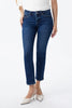 Image of Bayeas Plus Size Slim Straight Ankle Jeans - Kepler