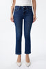 Image of Bayeas Plus Size Slim Straight Ankle Jeans - Kepler