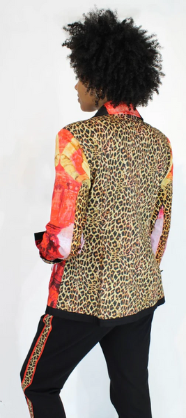 Berek Leopard Vibes Blazer - Multicolor