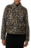Image of Bernardo Leopard Print Crop Jacket - Leopard