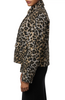 Image of Bernardo Leopard Print Crop Jacket - Leopard