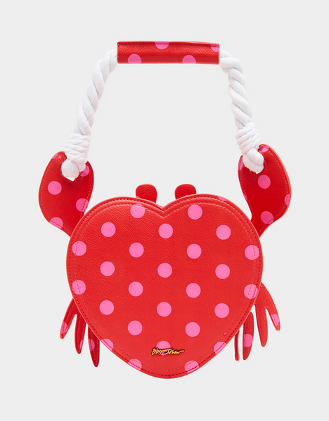 Betsey Johnson Kitsch Shell Raiser Crossbody Bag - Red