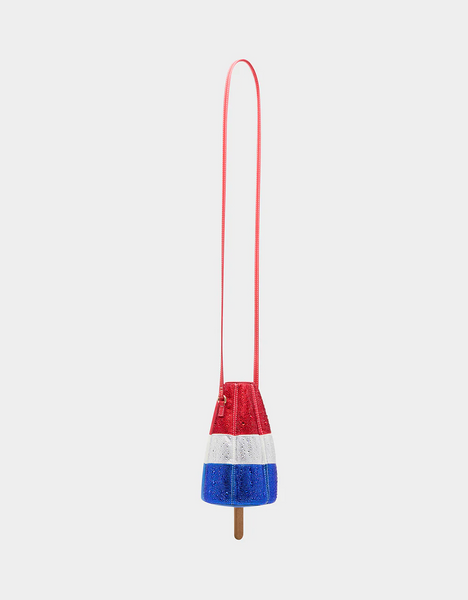 Betsey Johnson Kitsch Pop It Like It's Hot Crossbody Bag - Red/White/Blue