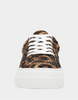 Image of Betsey Johnson Sidny Lace-Up Rhinestone Sneaker - Nu Leopard