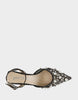 Image of Betsey Johnson Livv Embellished Ankle Strap Heel - Black