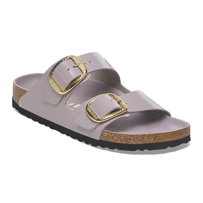 Birkenstock Arizona Faded Purple Hammered Big Buckle High
