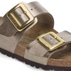 Image of Birkenstock Syndey Luxe Buckle Graceful Taupe Birko-Flor®