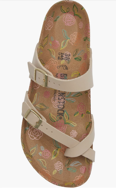 Birkenstock Mayari Floral Printed Footbed Sandcastle Birko-Flor®