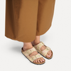 Image of Birkenstock Arizona Floral Printed Sandcastle Suede
